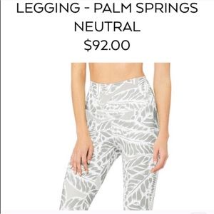 Alo Yoga Palm leggings